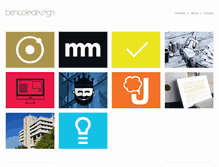 Tablet Screenshot of bencoledesign.com